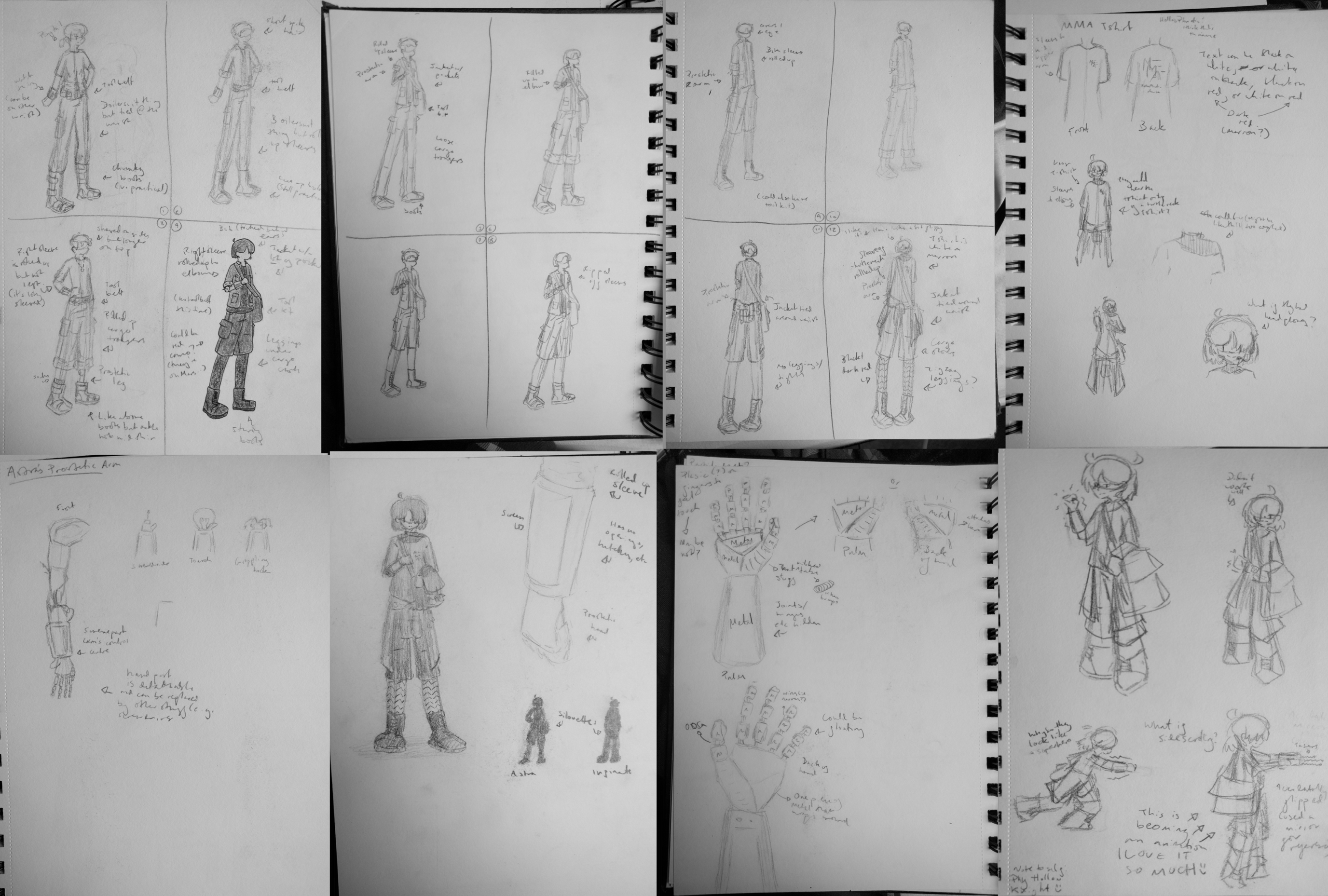 The initial sketches of the Robot